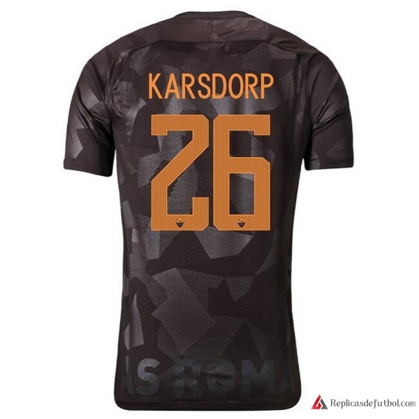 Camiseta AS Roma Tercera equipación karsdorp 2017-2018